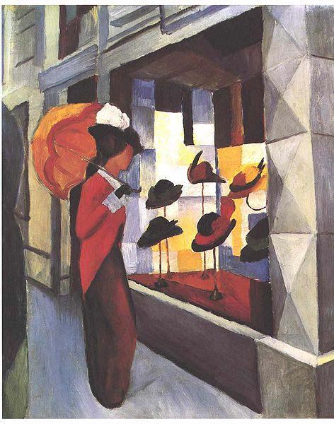August Macke Hat Store oil painting picture